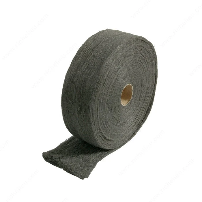 Rouleau de laine d'acier
