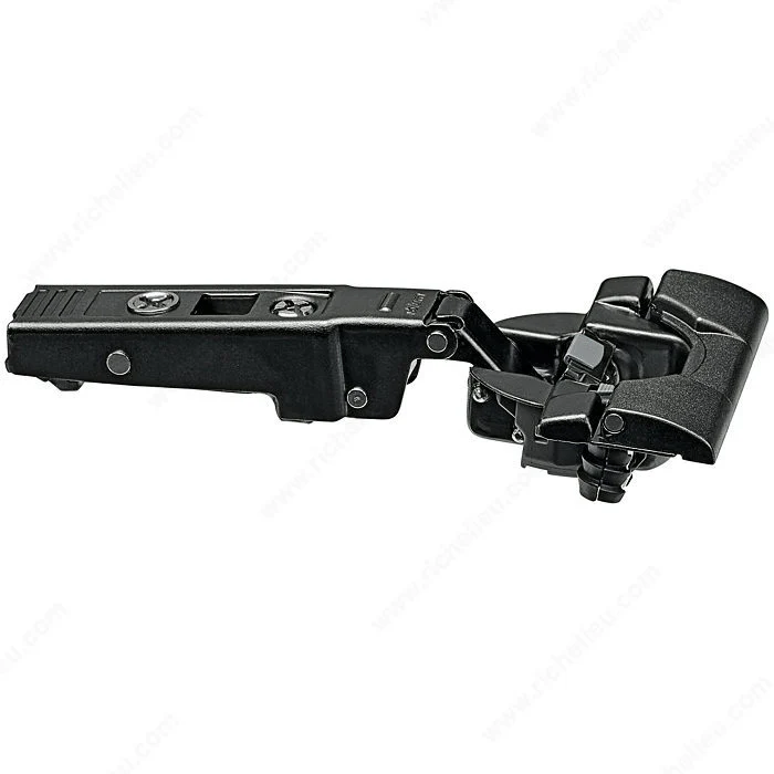 Charnière CLIP top BLUMOTION pour porte épaisse - Noir onyx