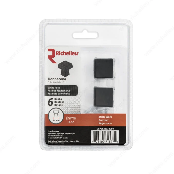 Bouton contemporain en métal - 5623 - Pqt 6
