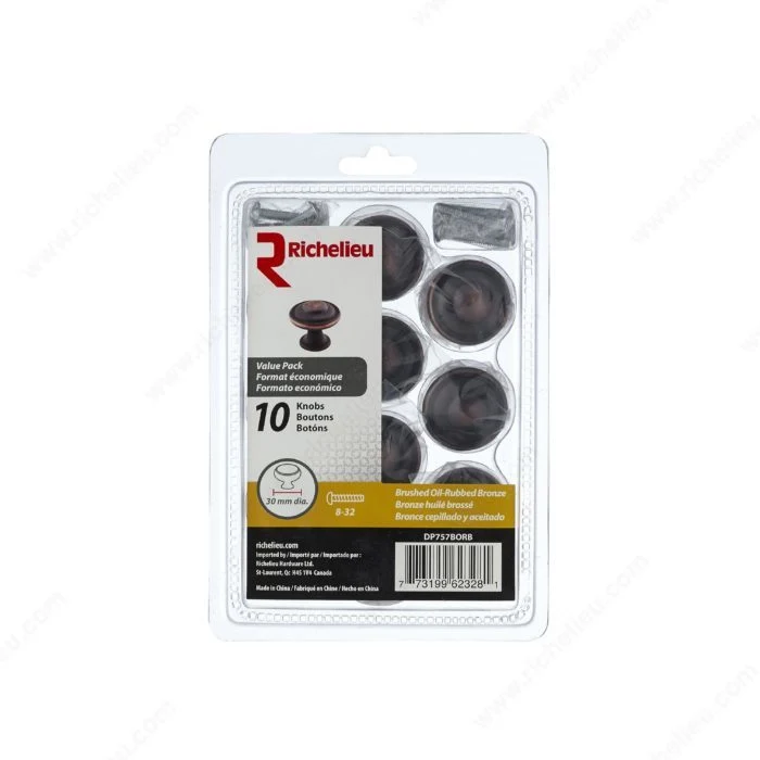 Bouton traditionnel en métal - 757- Pqt 10