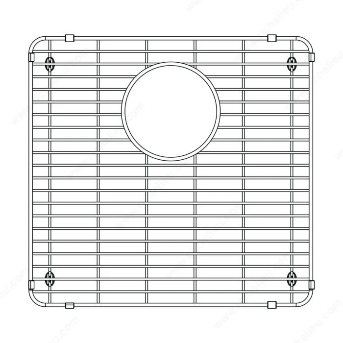 Grille pour évier Blanco - Formera U 1 3/4 (15 1/2 po)