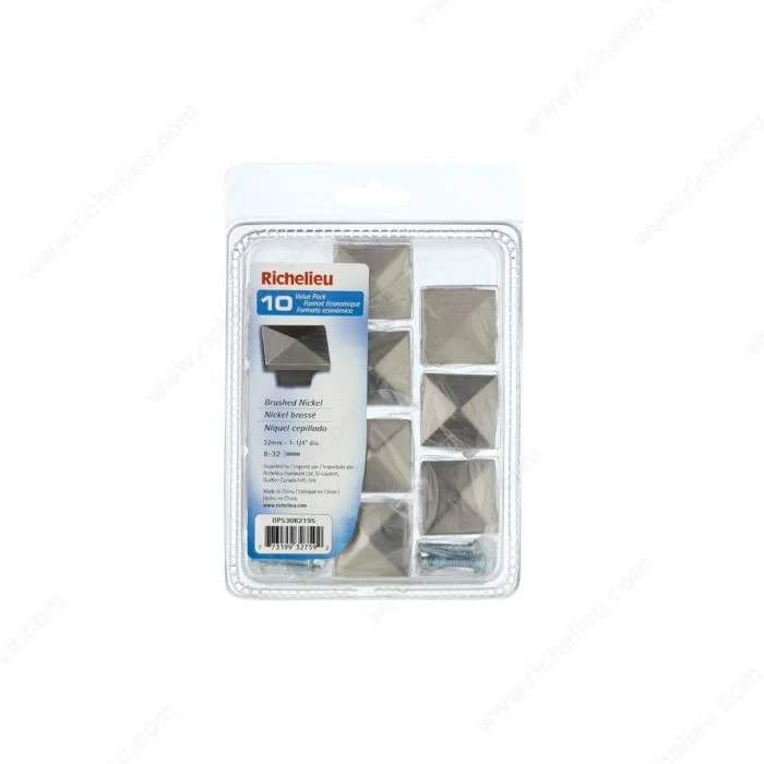Bouton contemporain en métal - 5308 - Pqt 10