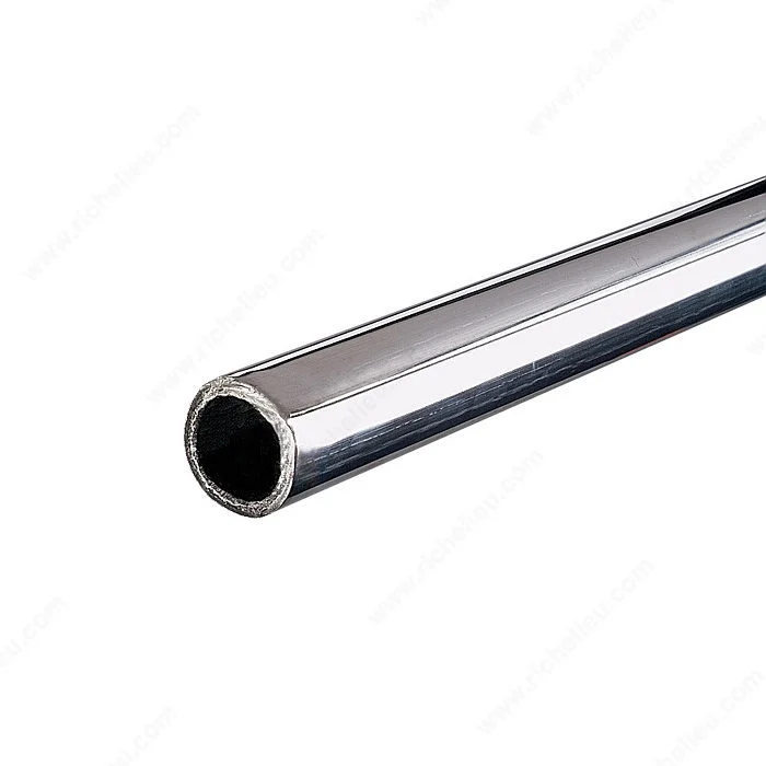 Tringles rondes en acier chromé - 18 Ga