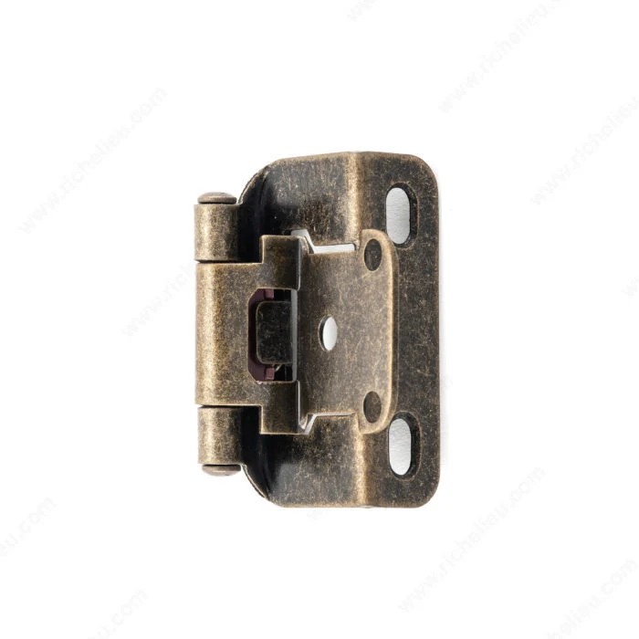 Charnière à ressort à recouvrement de 1/2 po (12,7 mm)