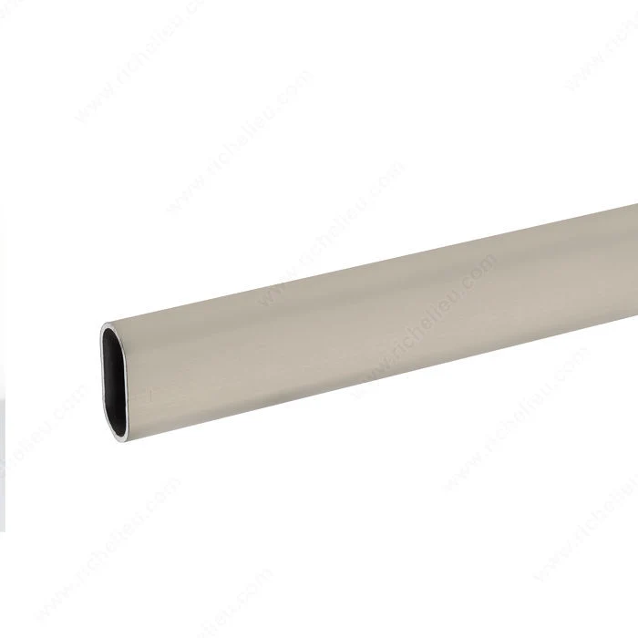 Tringle ovale nickel mat