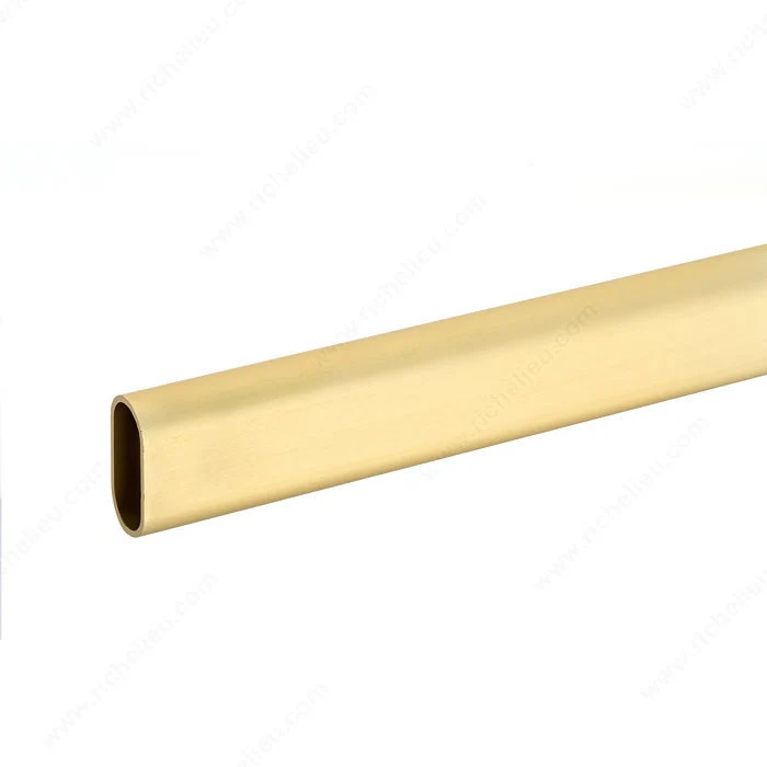 Tringle ovale laiton mat