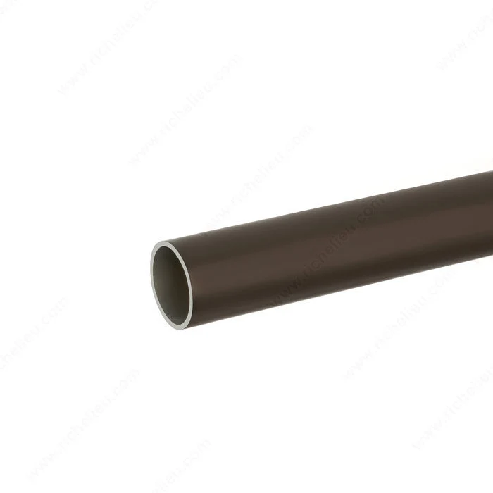 Tringle ronde en aluminium bronze huilé de 1-5/16 po 14 Ga