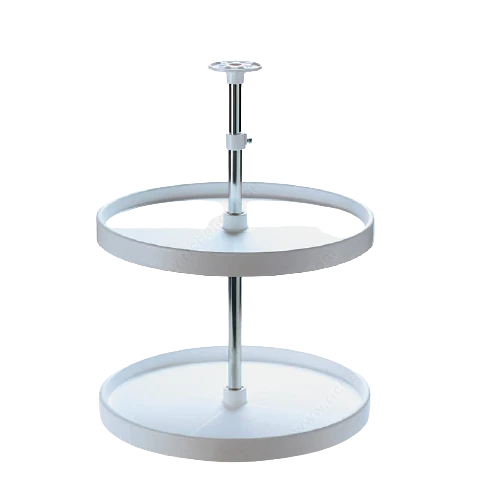Ensemble "Lazy Susan" de 2 plateaux
