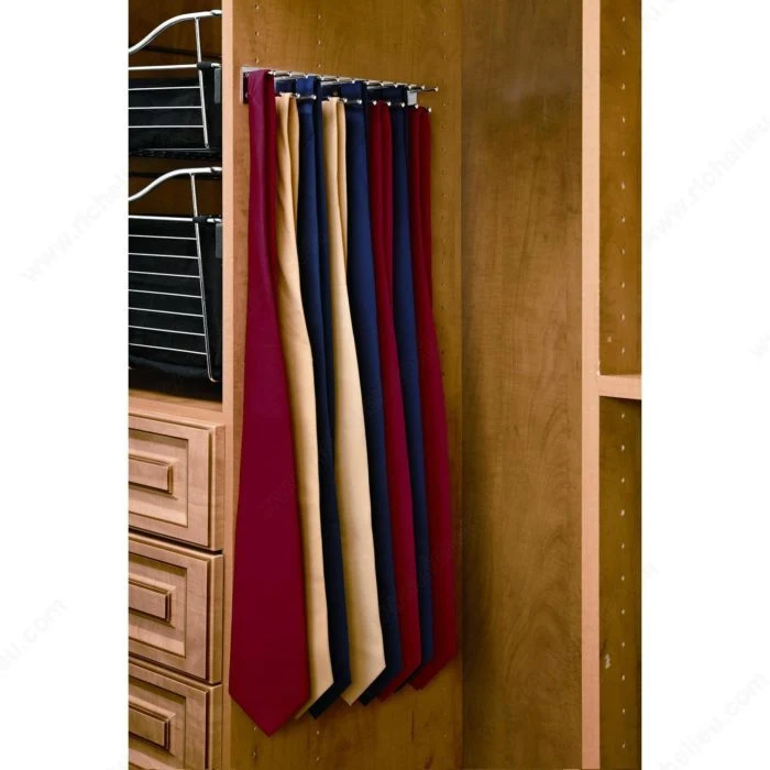 Support à cravates fixe pour garde-robe Rev-A-Shelf
