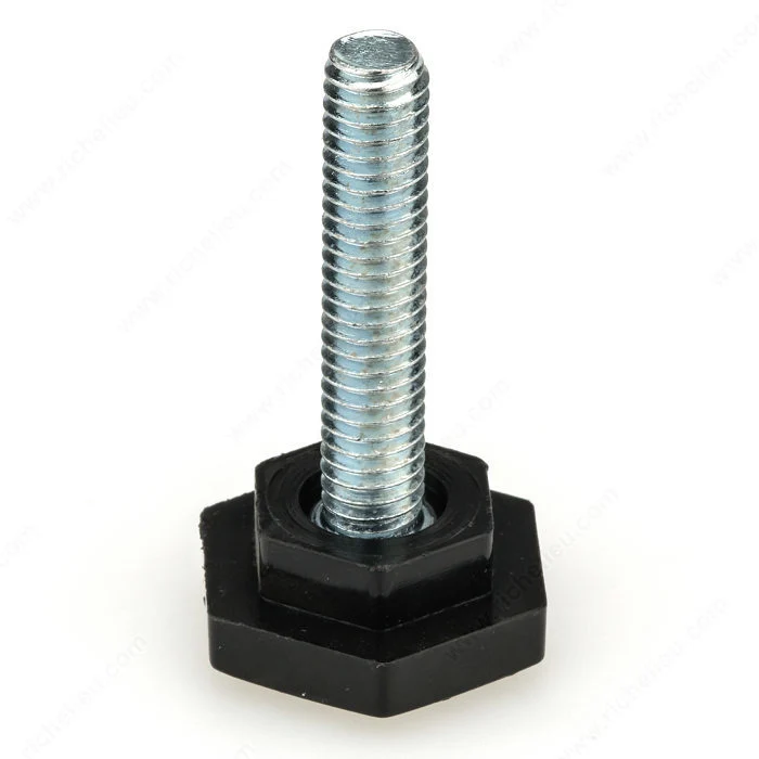 Niveleur de 7,93 mm (5/16 po) - 18 - Acier / Plastique noir - Emb 4 unités