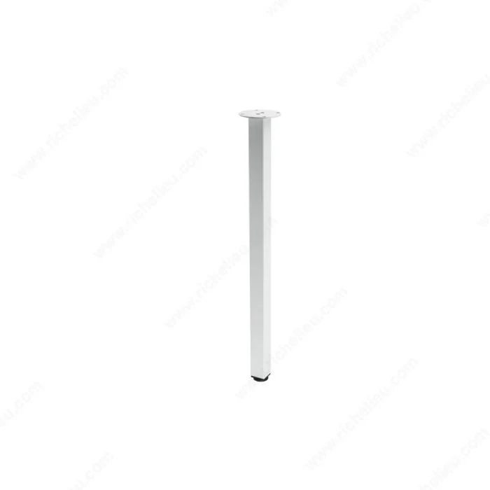 Patte de table carrée réglable, 710 mm (28 po) - 4407