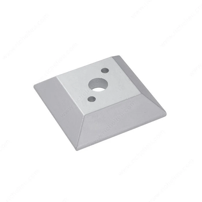 Base carrée pour patte de meuble