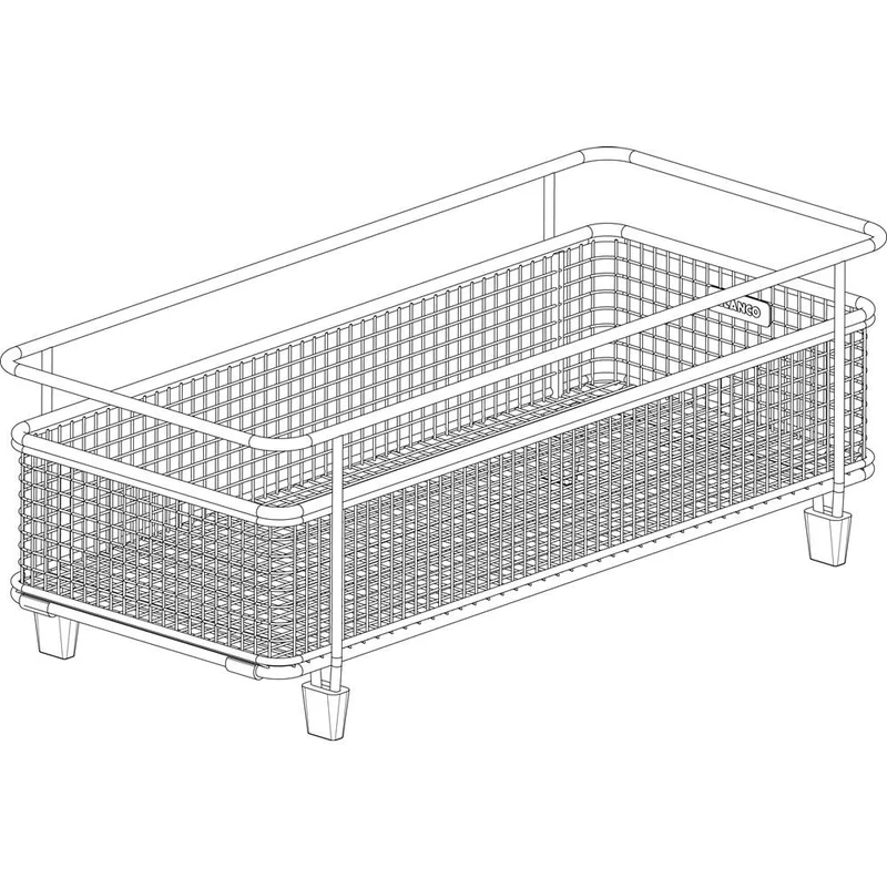 Panier grillagé - Blanco