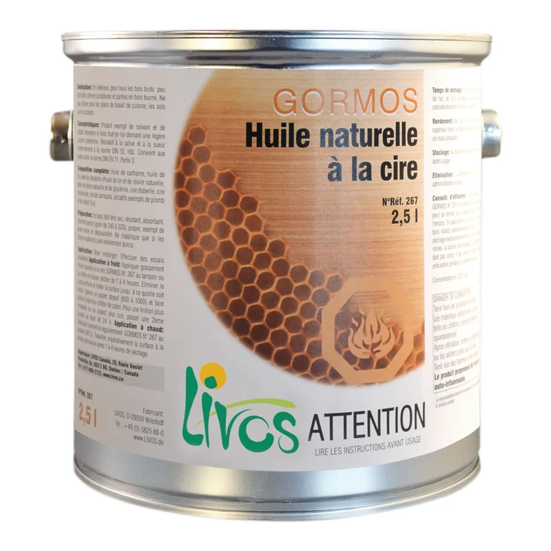 Huile naturelle à la cire - Gormos 267