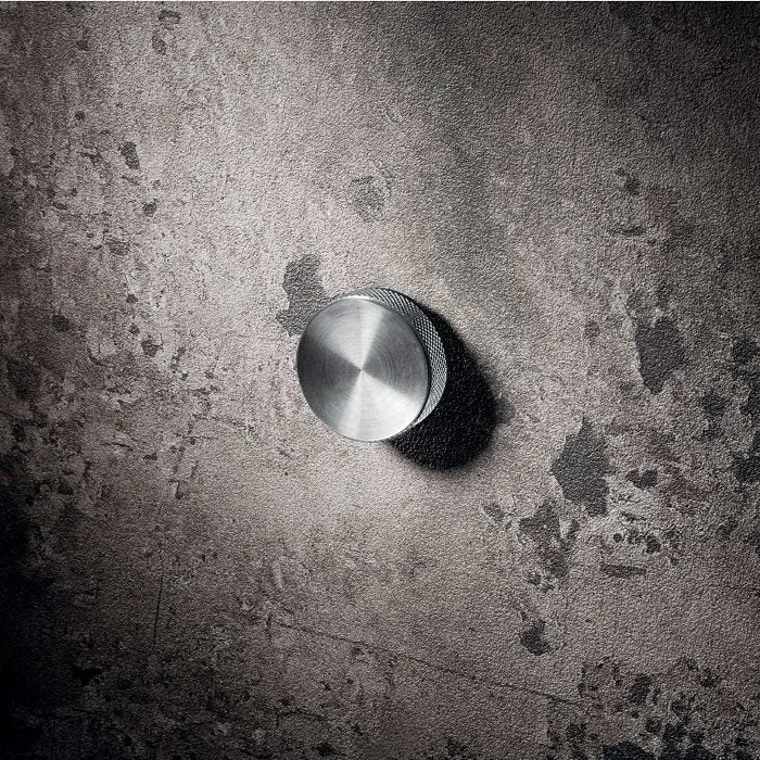 Bouton contemporain en acier inoxydable - PO2089X
