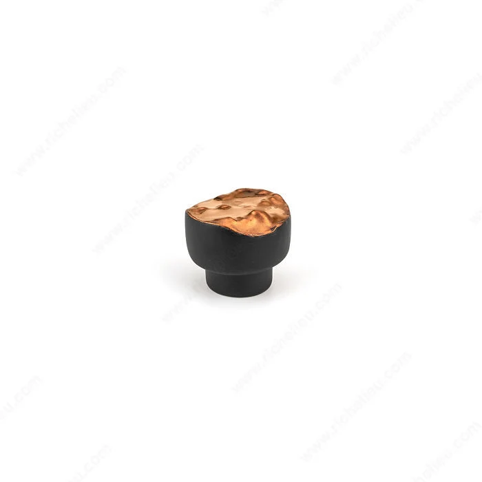Bouton éclectique en céramique