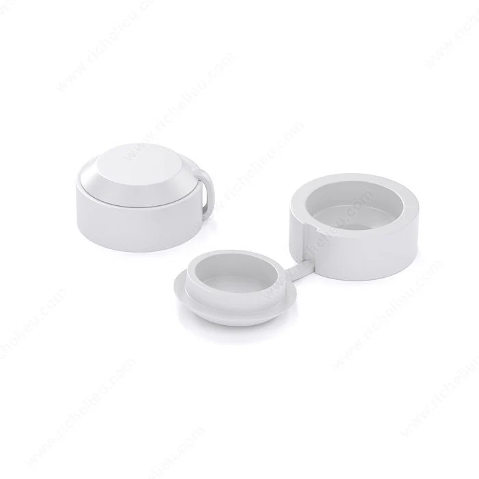 Cache-vis refermable en plastique