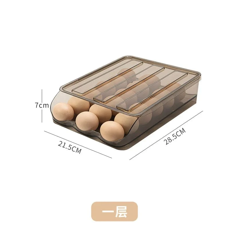 Range-Œufs Empilable à Tiroirs — 18 Œufs par Niveau, PET Alimentaire