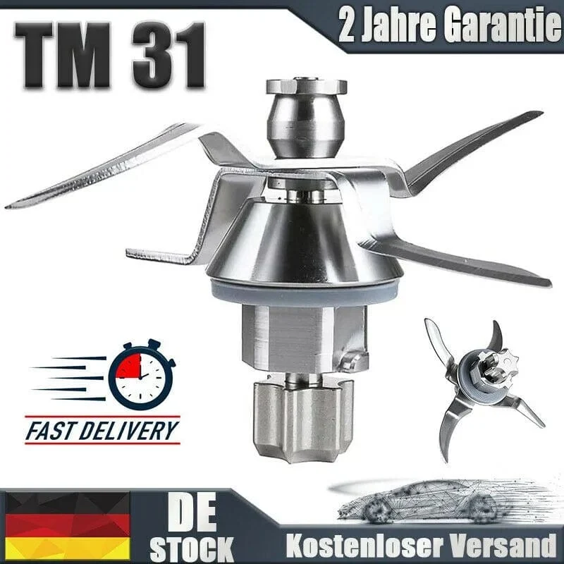 Lame Thermomix TM31 – Couteau de Rechange Inox avec Joint