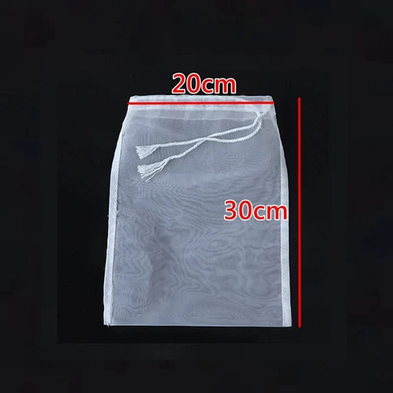 Filtre en Nylon Réutilisable pour Thé, Café, Huile - Sac de Filtre pour Lait Végétal