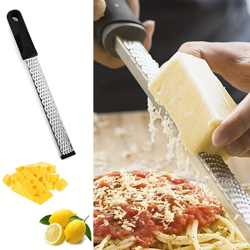Râpe à fromage et zesteur en acier inoxydable