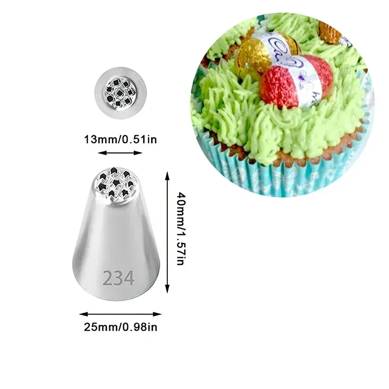 Douilles de pâtisserie en acier inoxydable - Set de 15 pièces pour décoration de gâteaux et cupcakes