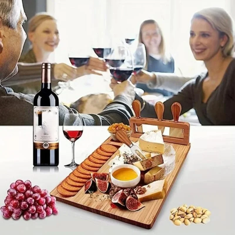 Planche apéritive en bois Avec 4 Outils De Coupe