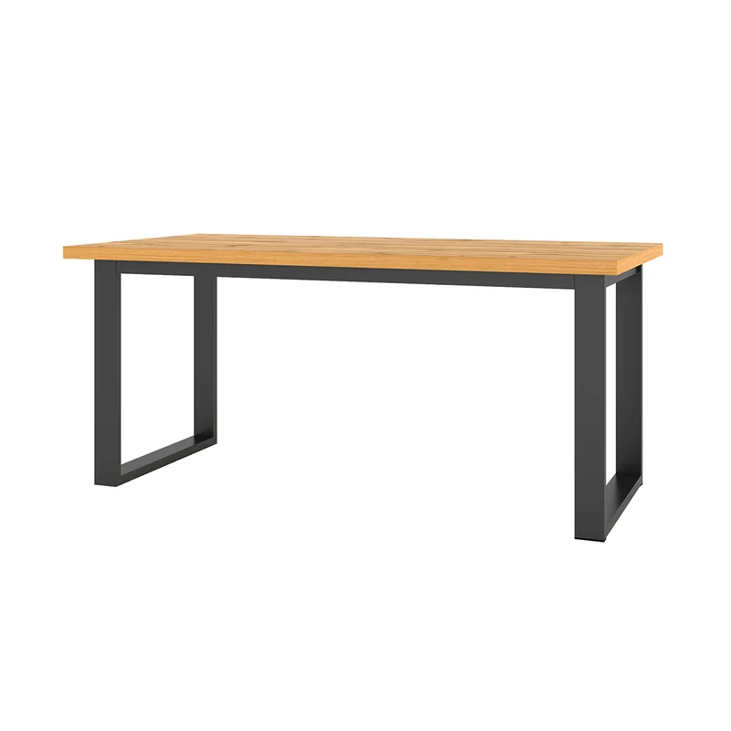 Table à manger extensible 6 à 8 places Eden Bois et Metal