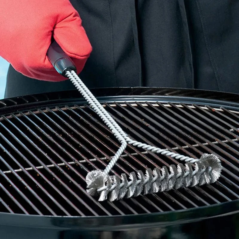 Brosse de Nettoyage pour Barbecue en Acier Inoxydable
