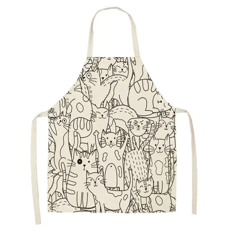 Tablier de Cuisine Imprimé de Chats