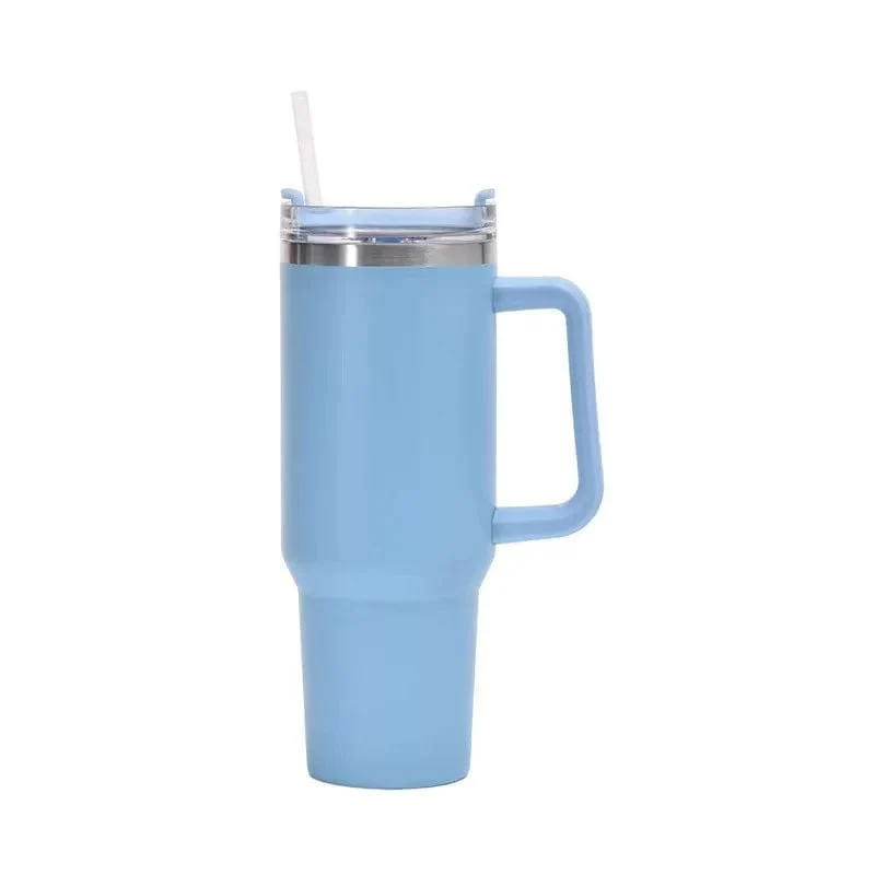 Mega-Gourde isotherme intelligente - Bleu Pastel