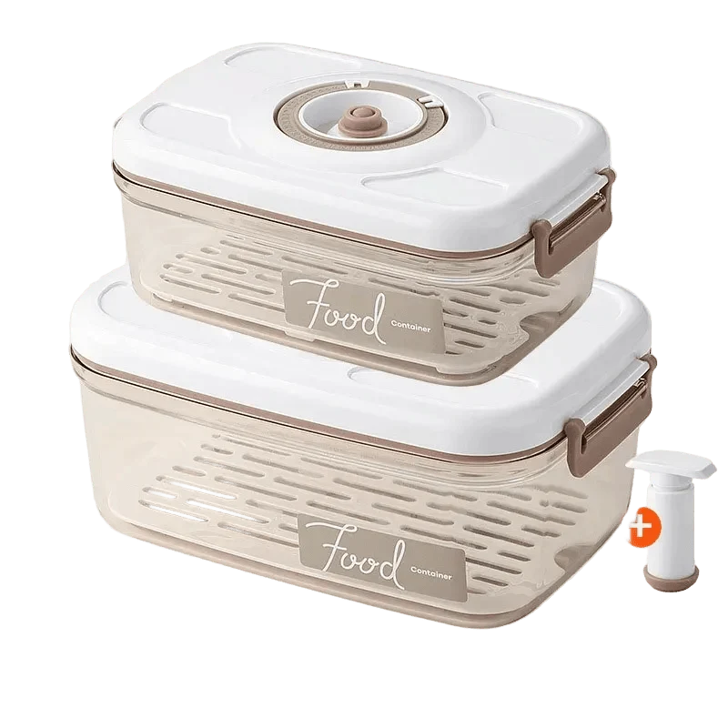 Boites hermétiques sous vide avec Pompe aspirante