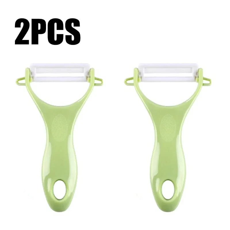 2 Éplucheurs en Y Acier Inoxydable — 7 Couleurs