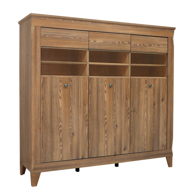 Vaisselier bas 3 portes Raya Bois