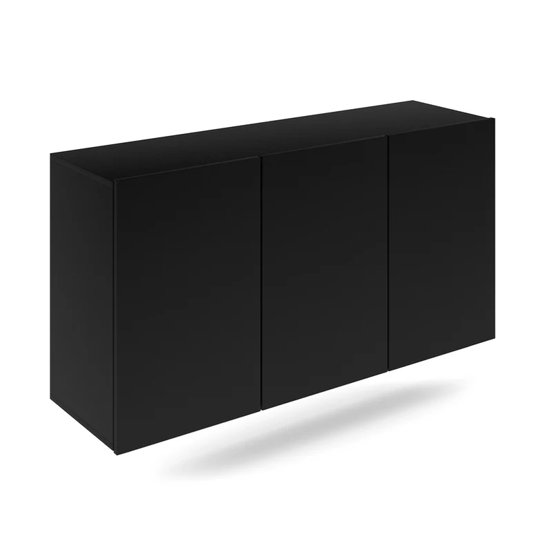 Buffet mural 3 portes Idao Noir