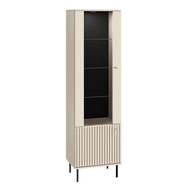 Vitrine 2 portes LED Nova Cachemire