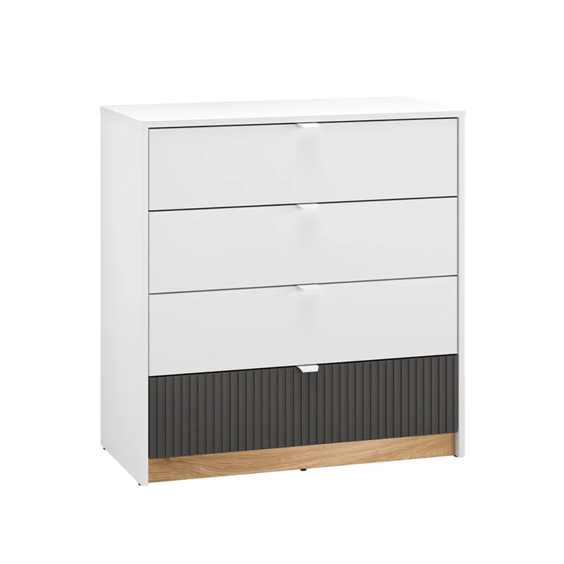 Commode 4 tiroirs Ronan Blanc