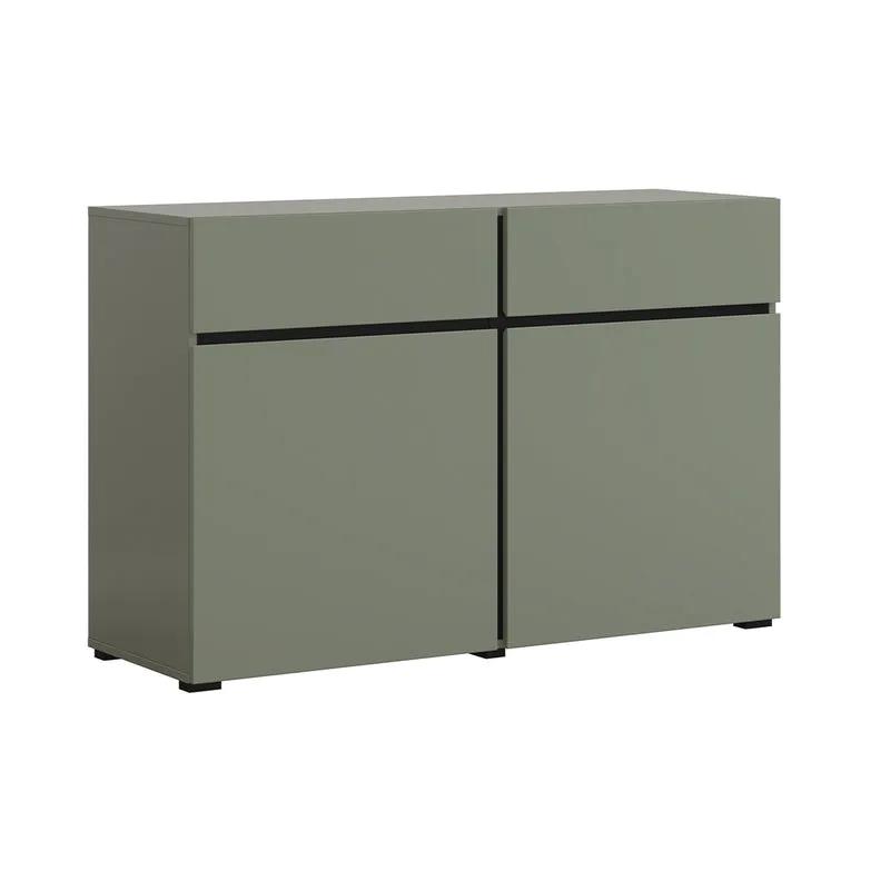 Buffet 2 portes 2 tiroirs Lilia Vert