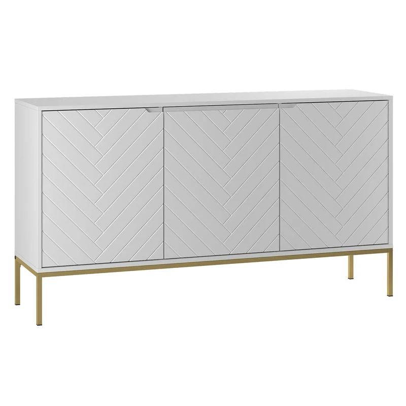 Buffet 3 portes Daria Blanc