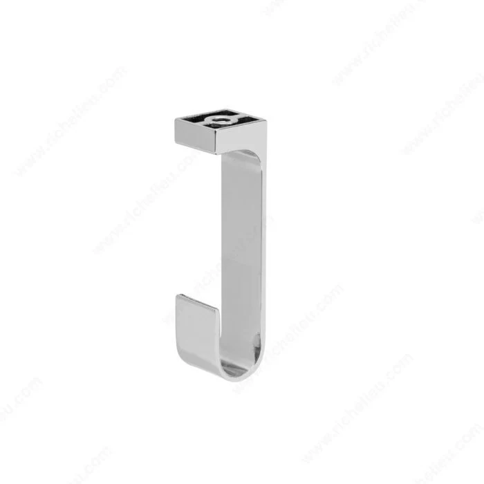 Support central ovale en forme de J à visser - 28,6 x 15,9 mm
