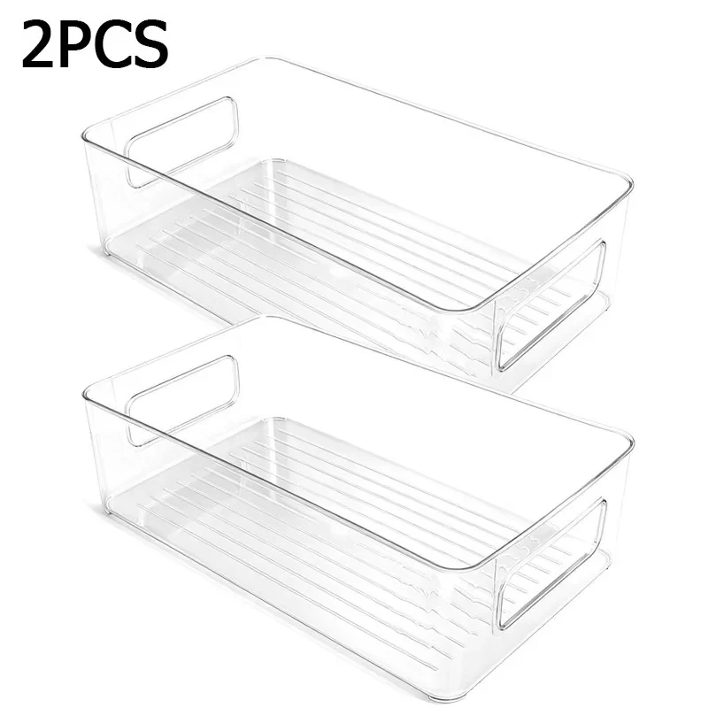 Bacs de Rangement Frigo Transparente – Lot de 2 ou 3