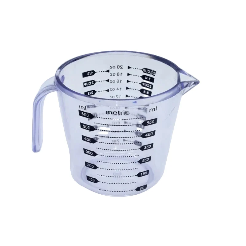 Tasse à mesurer graduée 600 ml – Mesurez, mélangez et versez avec précision