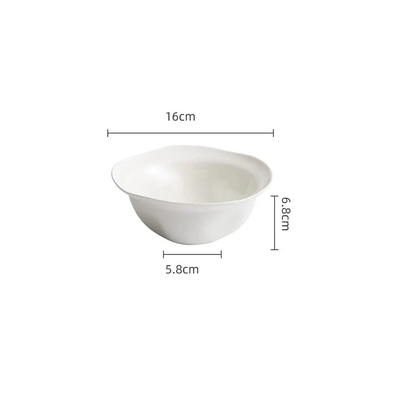 Bol de préparation en céramique blanche