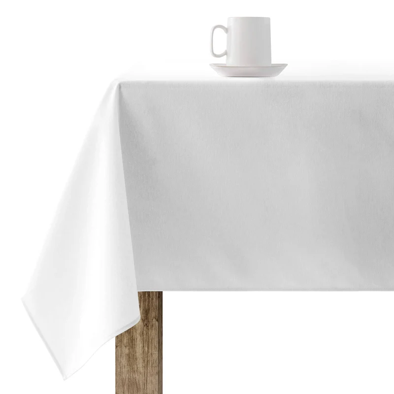 Nappe résistante aux taches résinée XL unie blanche 103