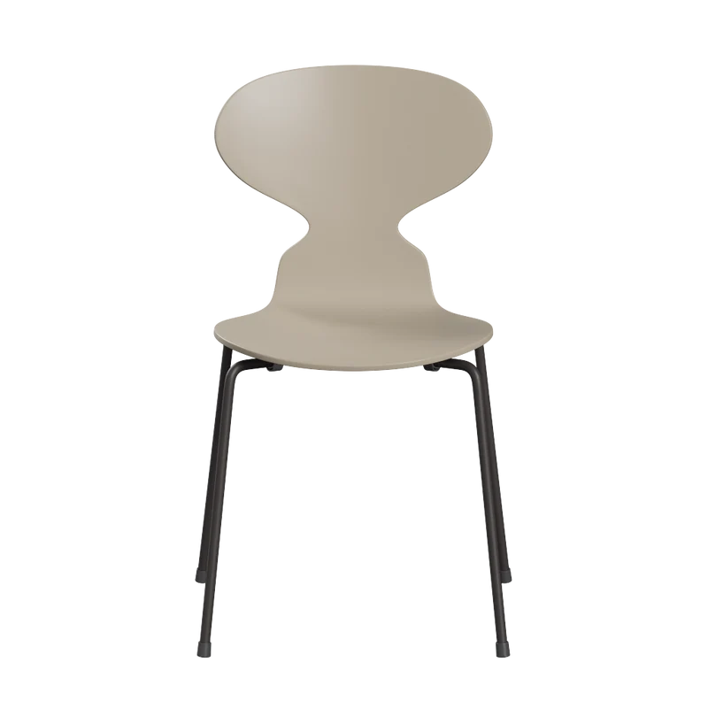 Chaise ANT Beige Clair & Chrome