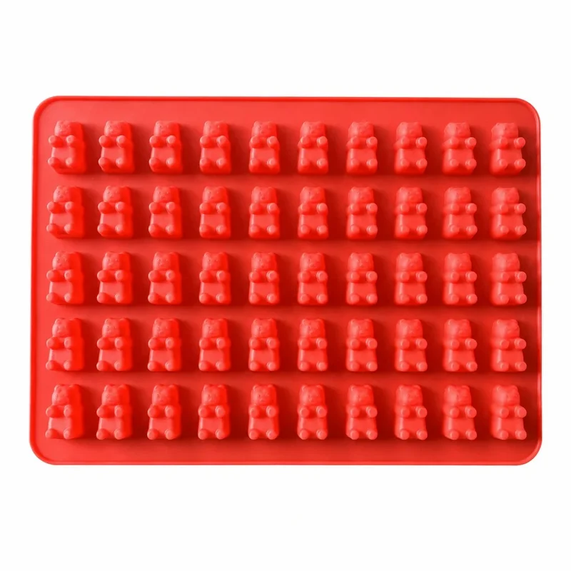 Moule silicone oursons pour bonbons, gummies et chocolat