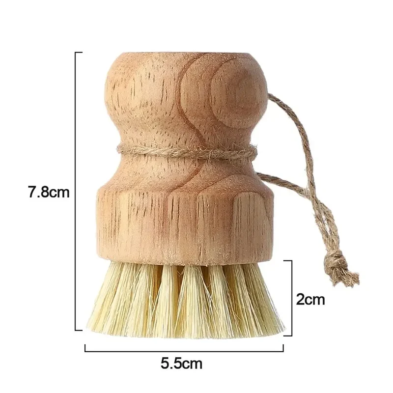 Brosse vaisselle en bambou et fibres naturelles écologique