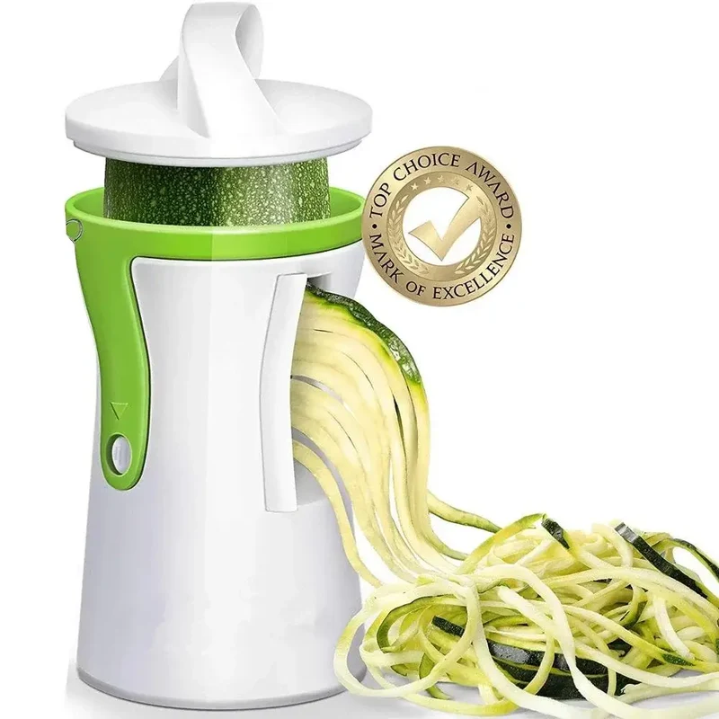 Spiraliseur Manuel pour Courgettes et Légumes – Coupe Spaghettis de Légumes Compact