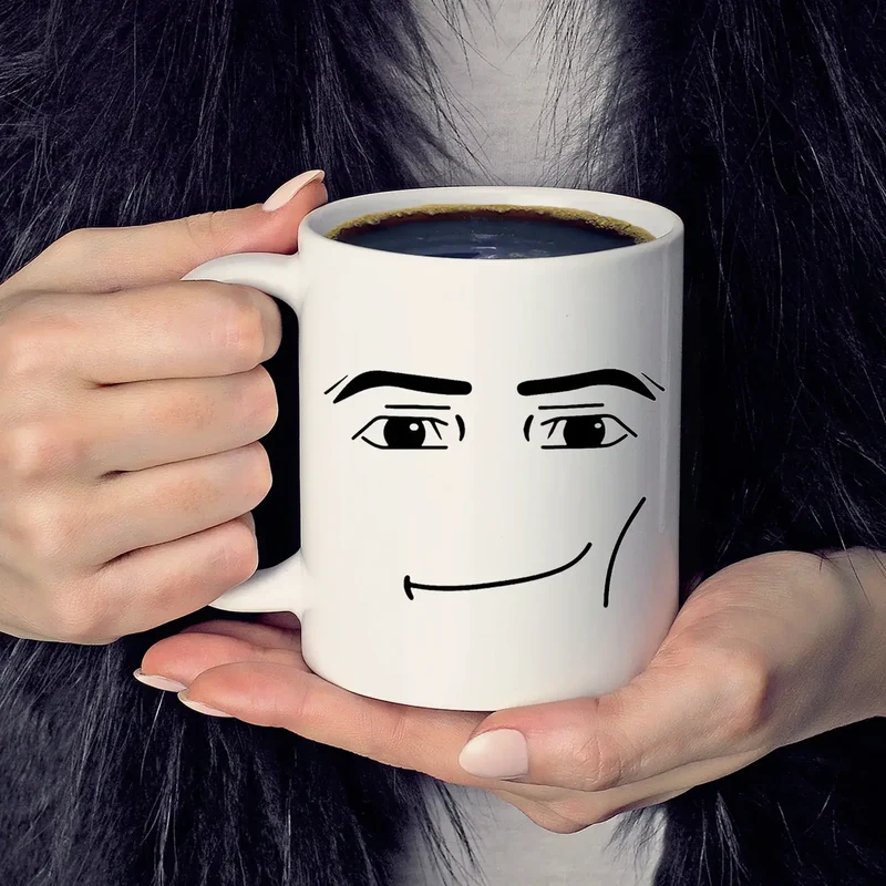 Tasse Visage Céramique 330ml – Design Homme ou Femme