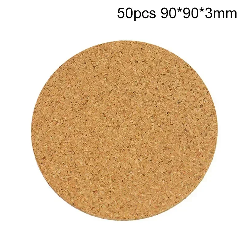 Dessous de Verre en Liège Naturel – Lot 50/100 Pièces Rond